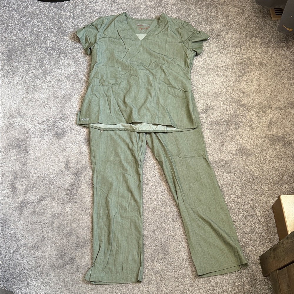 Grey's Anatomy Green Scrub Set